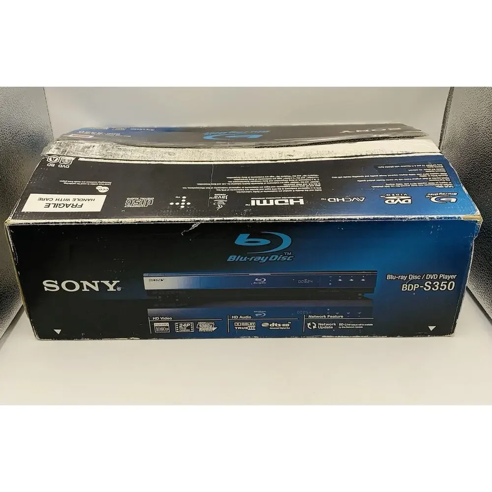 Sony BDP-S350 Blu-Ray Disc Player DVD Player New